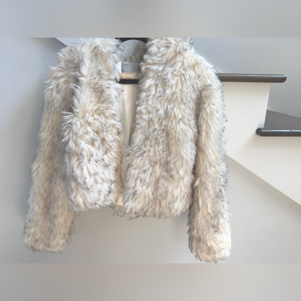 Animal pattern plush jacket | Brand ASOS